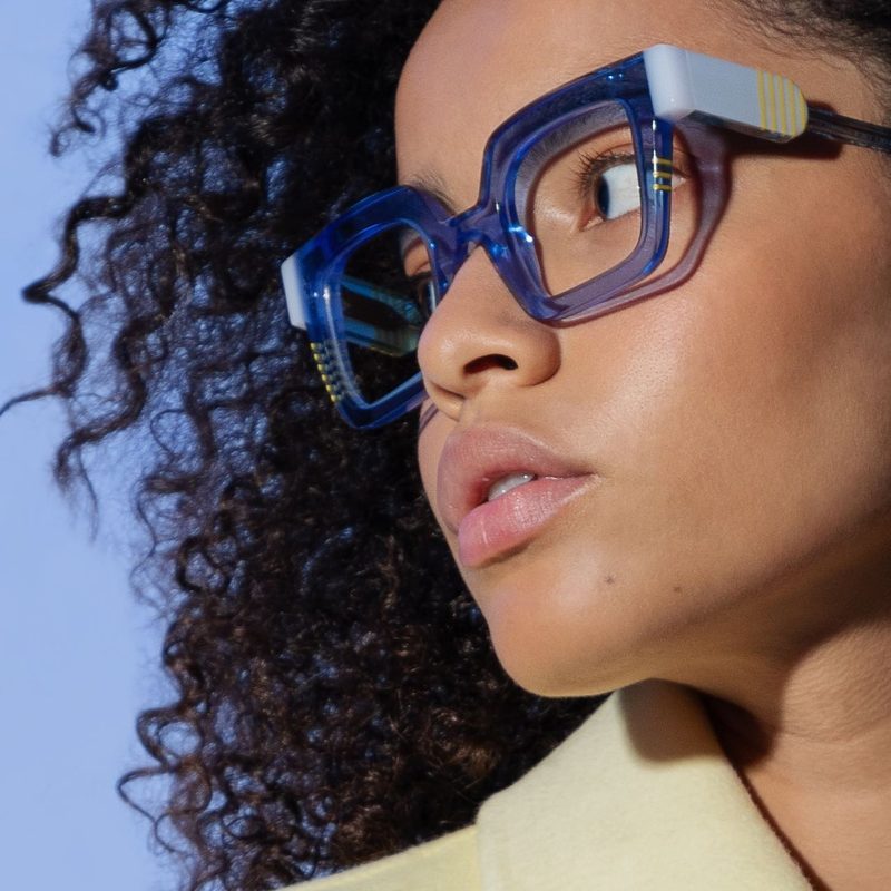 Anne et Valentin glasses, available at Eyeballs Eyewear, Paddington Sydney