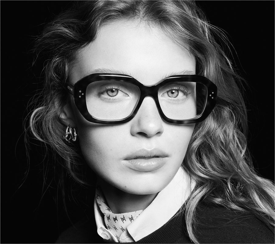 Celine glasses, available at Eyeballs Eyewear, Paddington Sydney
