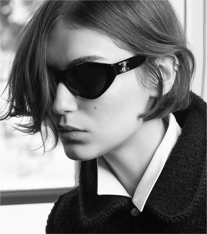 Celine glasses, available at Eyeballs Eyewear, Paddington Sydney