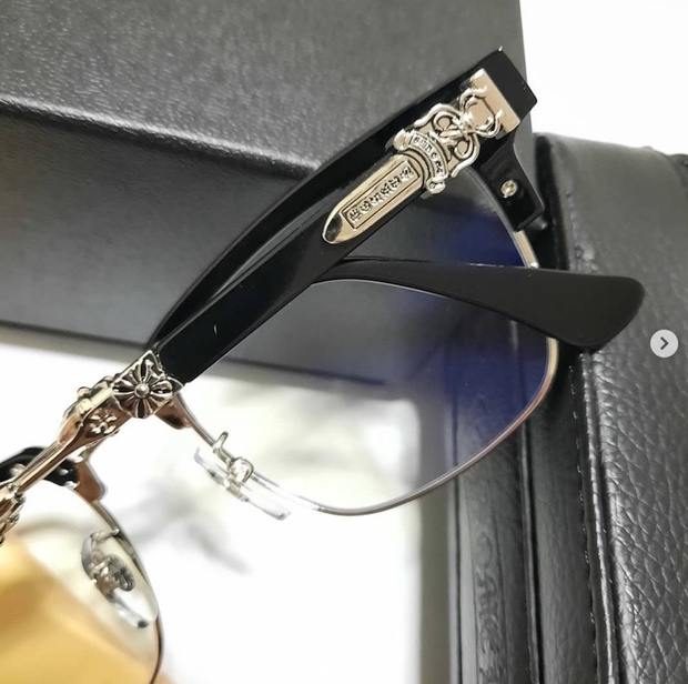 Chrome Hearts glasses and sunglasses in the cabinet at Eyeballs Eyewear, Paddington Sydney