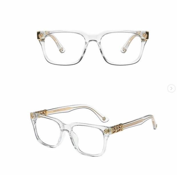 Chrome Hearts glasses and sunglasses in the cabinet at Eyeballs Eyewear, Paddington Sydney