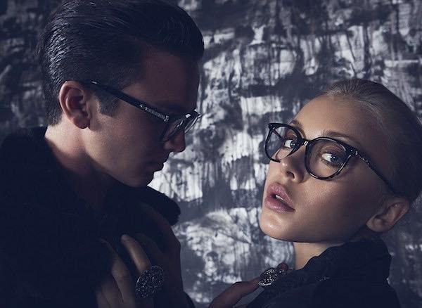 Chrome Hearts glasses and sunglasses in the cabinet at Eyeballs Eyewear, Paddington Sydney