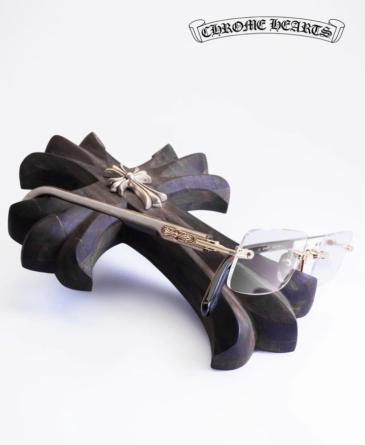 Chrome Hearts glasses, available at Eyeballs Eyewear, Paddington Sydney