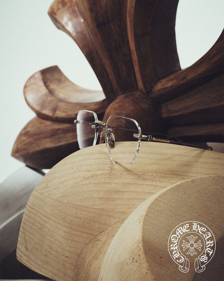 Chrome Hearts glasses, available at Eyeballs Eyewear, Paddington Sydney
