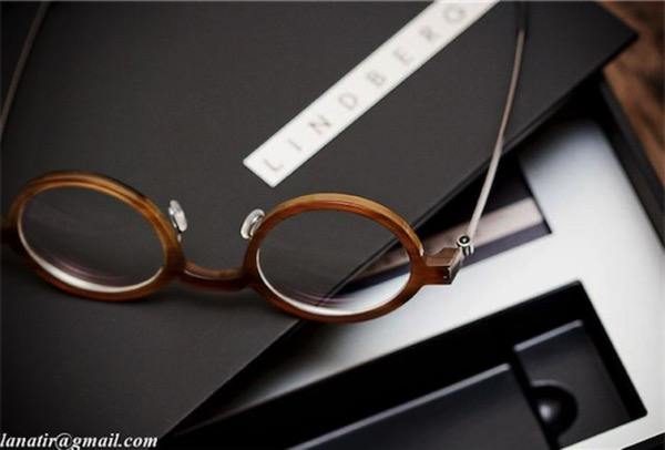 Lindberg glasses and sunglasses in the cabinet at Eyeballs Eyewear, Paddington Sydney