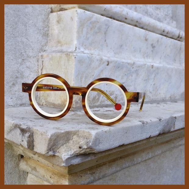 Sabine Bé glasses and sunglasses in the cabinet at Eyeballs Eyewear, Paddington Sydney