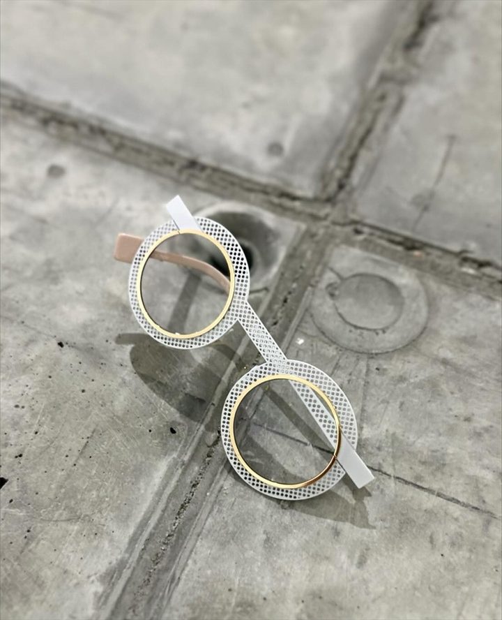 Sabine Bé glasses, available at Eyeballs Eyewear, Paddington Sydney