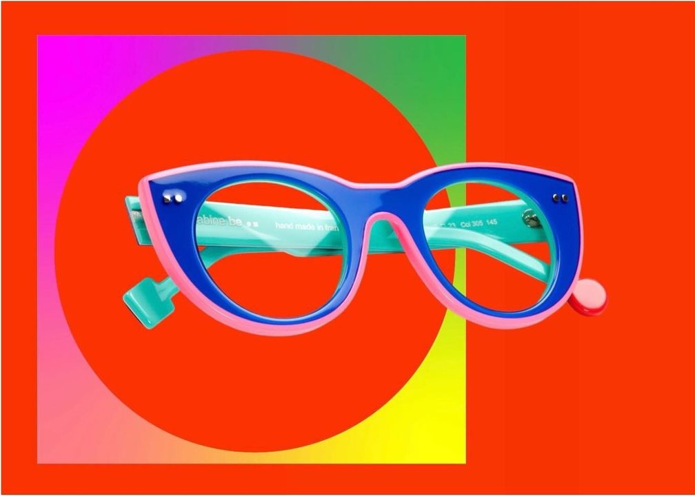 Sabine Bé glasses, available at Eyeballs Eyewear, Paddington Sydney